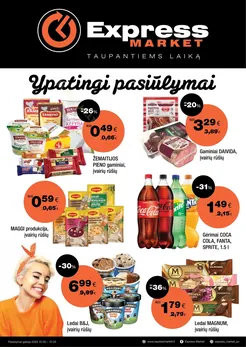 EXPRESS MARKET akcijų leidinys