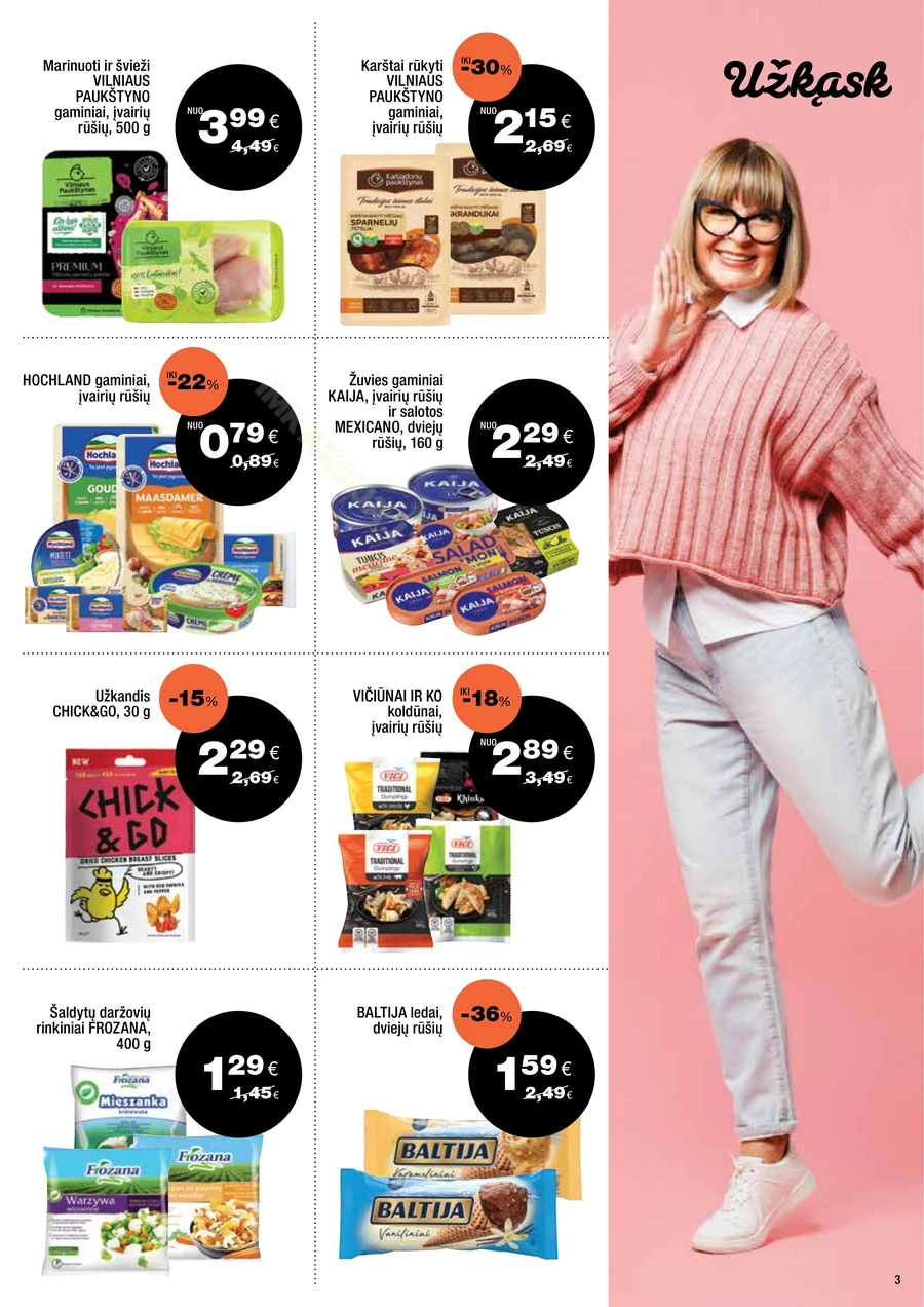 EXPRESS MARKET akcijų leidinys puslapis 3