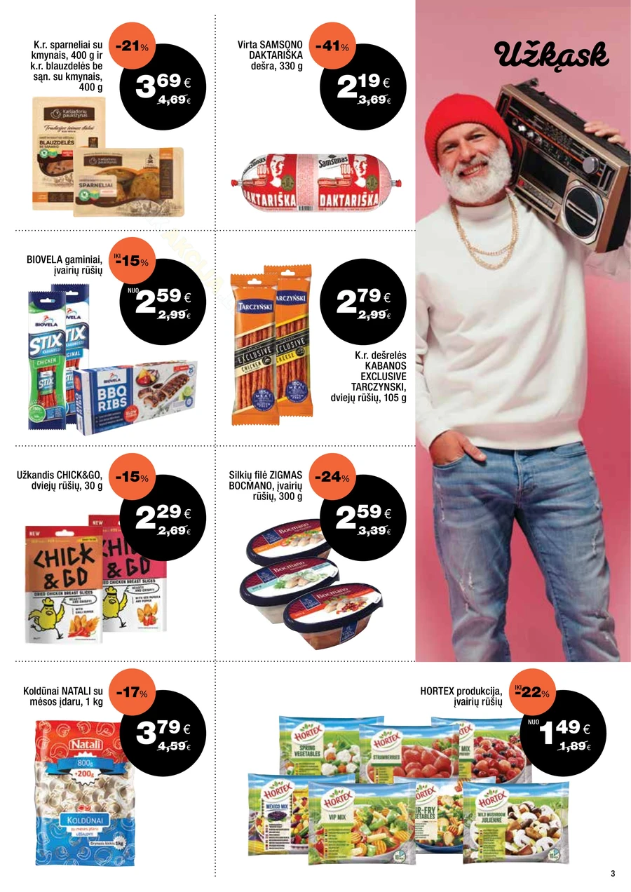 EXPRESS MARKET akcijų leidinys puslapis 3