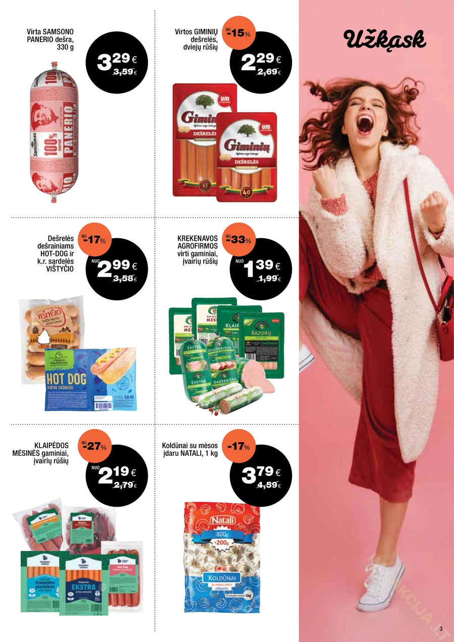 EXPRESS MARKET akcijų leidinys puslapis 3