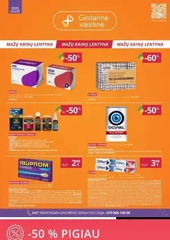 GINTARINĖ VAISTINĖ akcijų leidinys