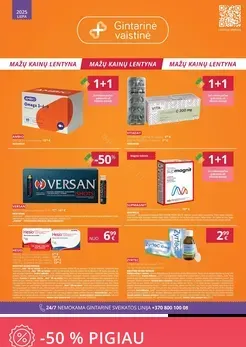 GINTARINĖ VAISTINĖ akcijų leidinys