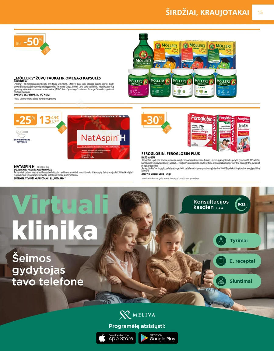 GINTARINĖ VAISTINĖ akcijų leidinys puslapis 15