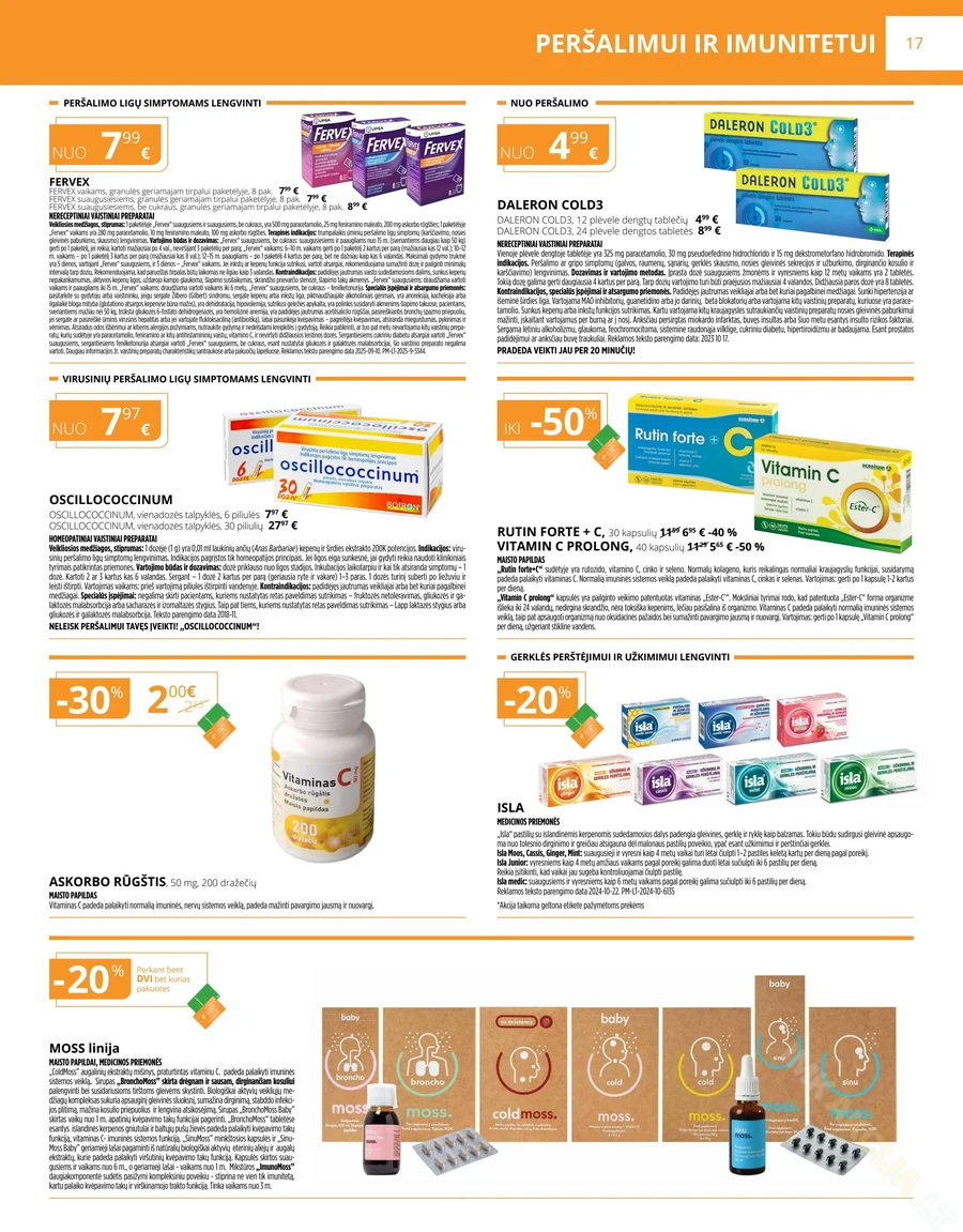 GINTARINĖ VAISTINĖ akcijų leidinys puslapis 17