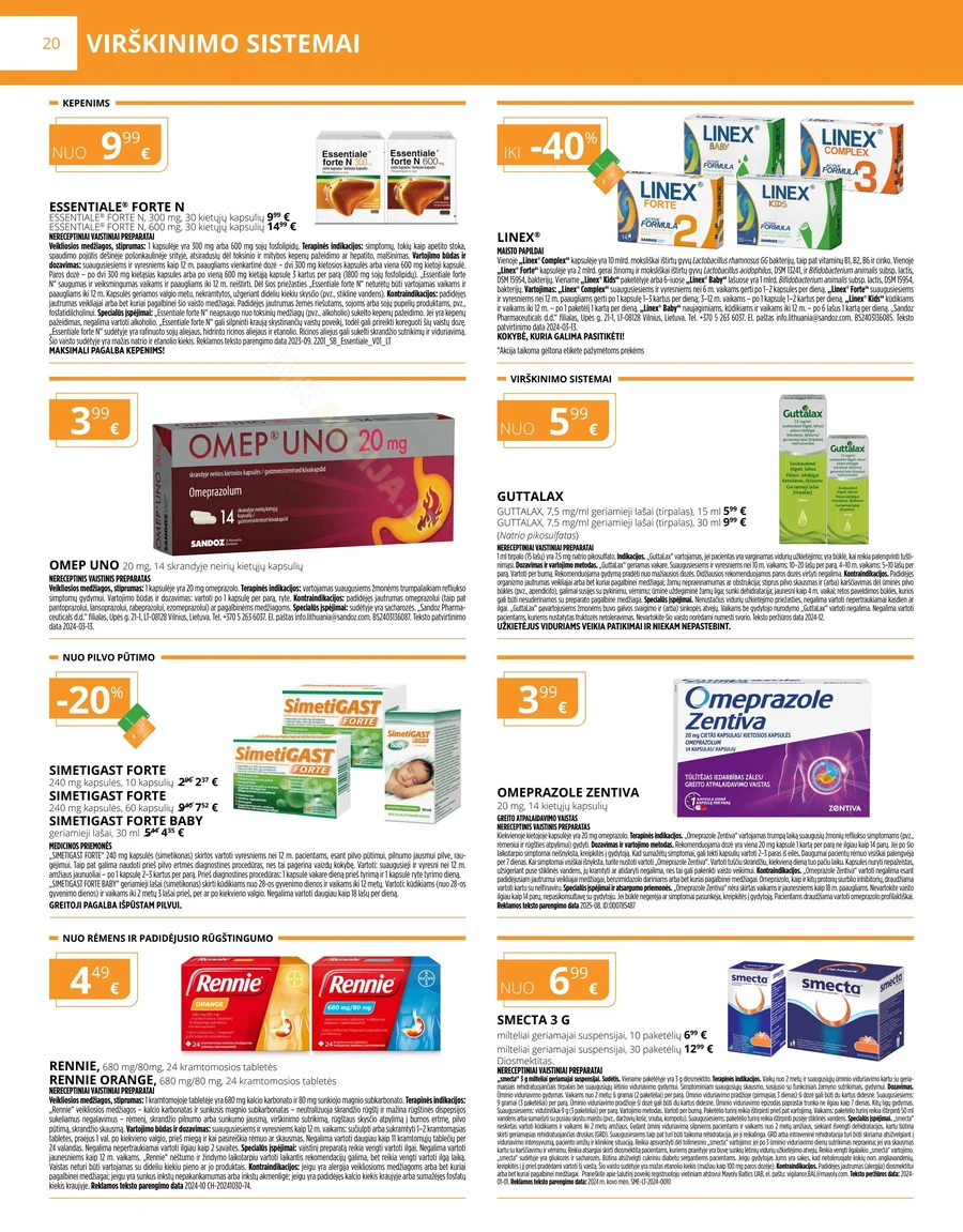 GINTARINĖ VAISTINĖ akcijų leidinys puslapis 20