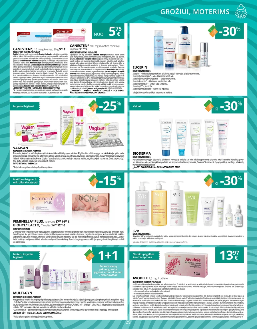 GINTARINĖ VAISTINĖ akcijų leidinys puslapis 29