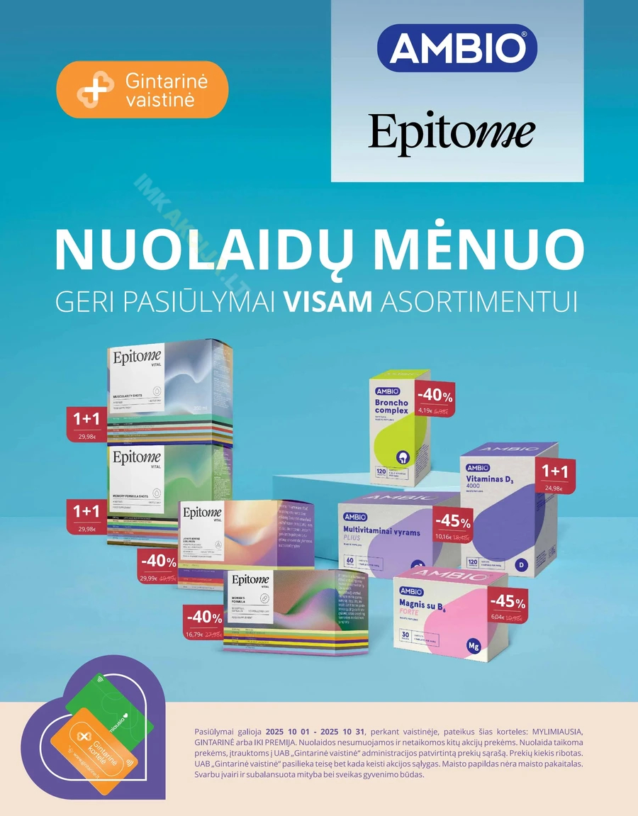 GINTARINĖ VAISTINĖ akcijų leidinys puslapis 32