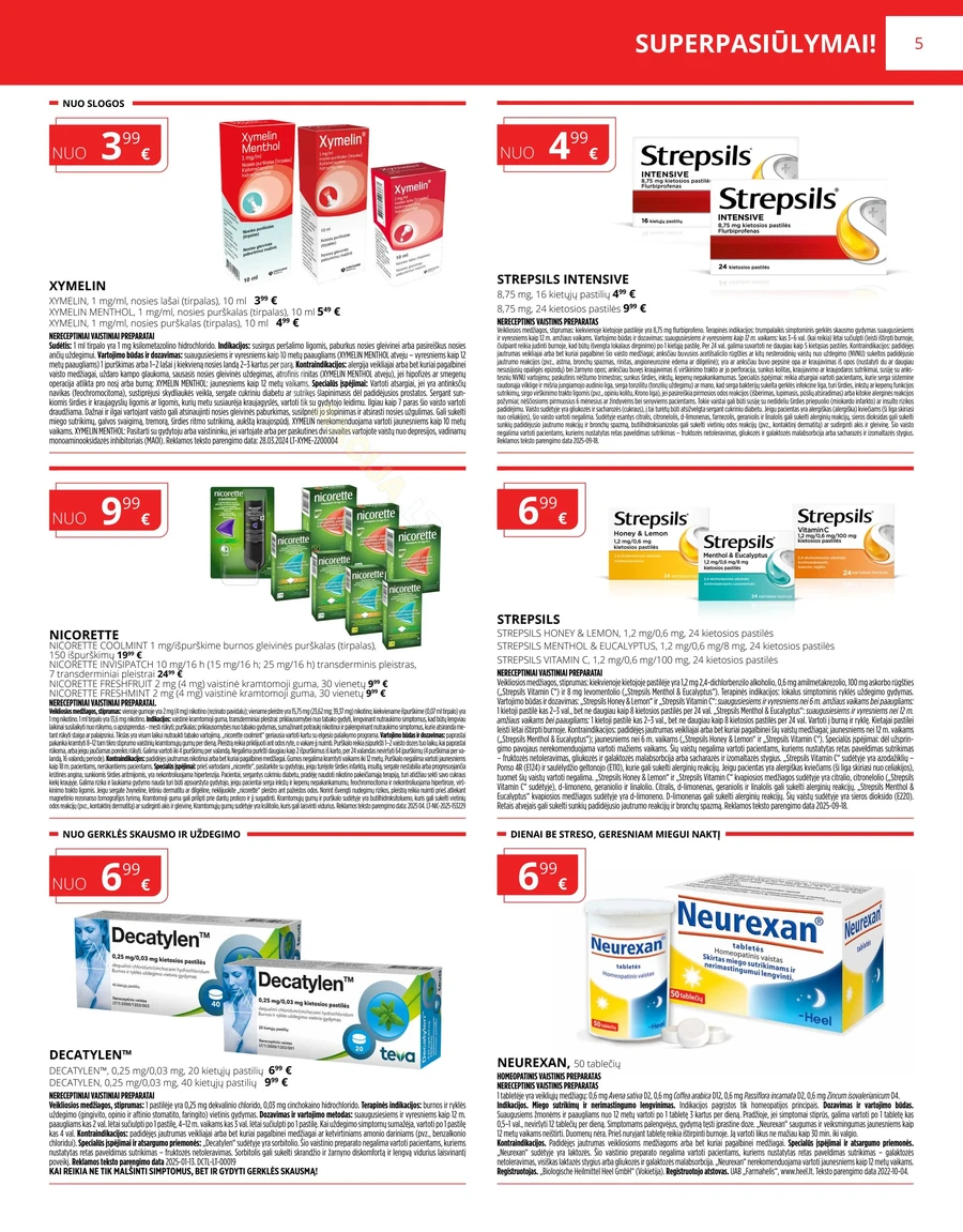 GINTARINĖ VAISTINĖ akcijų leidinys puslapis 5