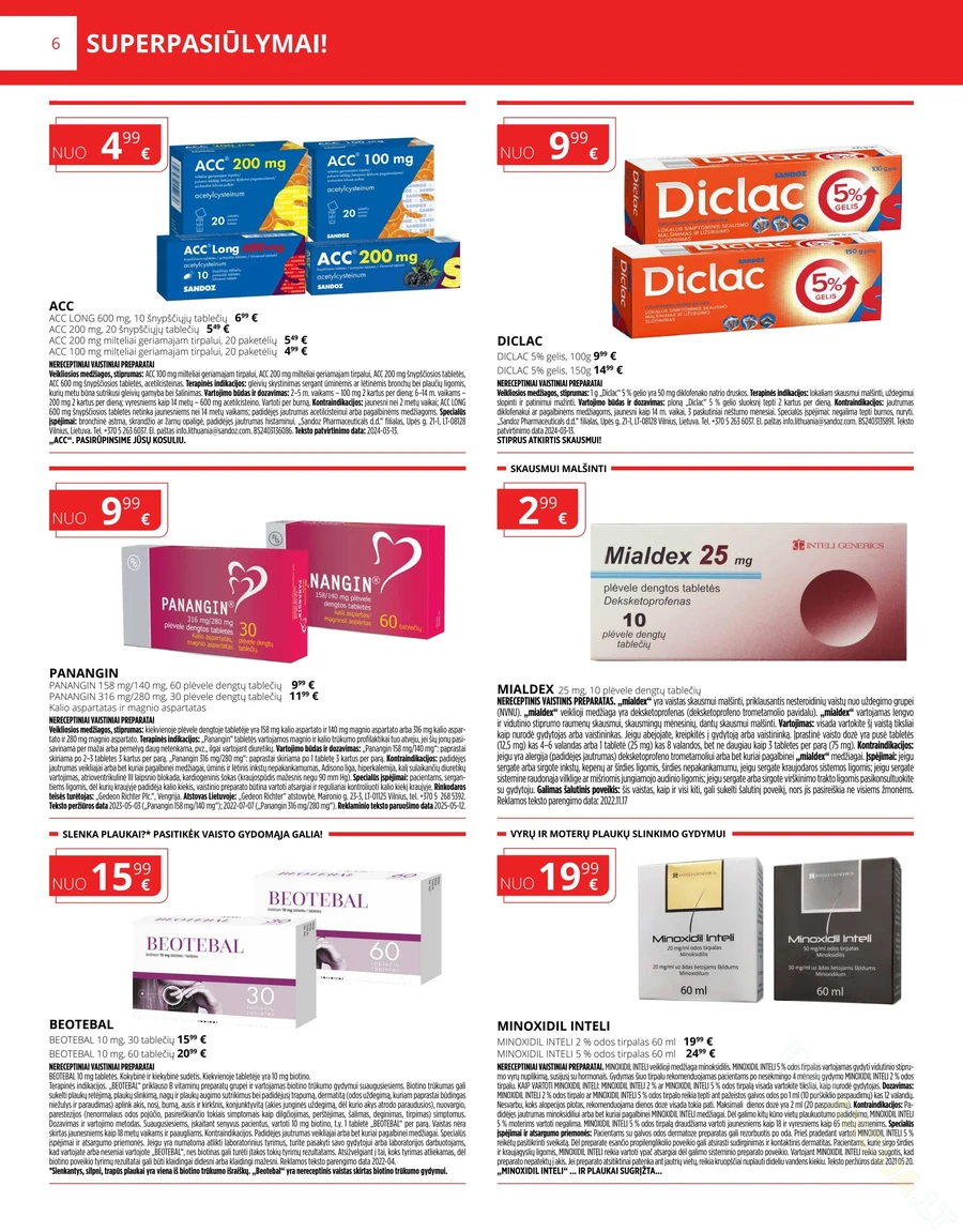 GINTARINĖ VAISTINĖ akcijų leidinys puslapis 6