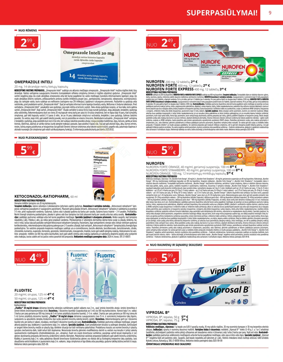 GINTARINĖ VAISTINĖ akcijų leidinys puslapis 9