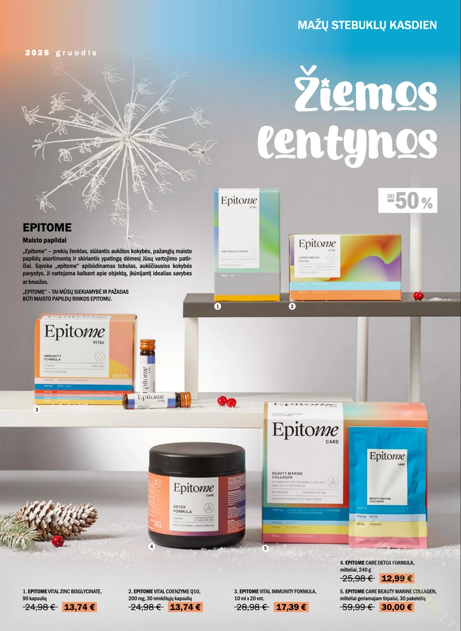 GINTARINĖ VAISTINĖ „Grožio katalogas“ puslapis 1