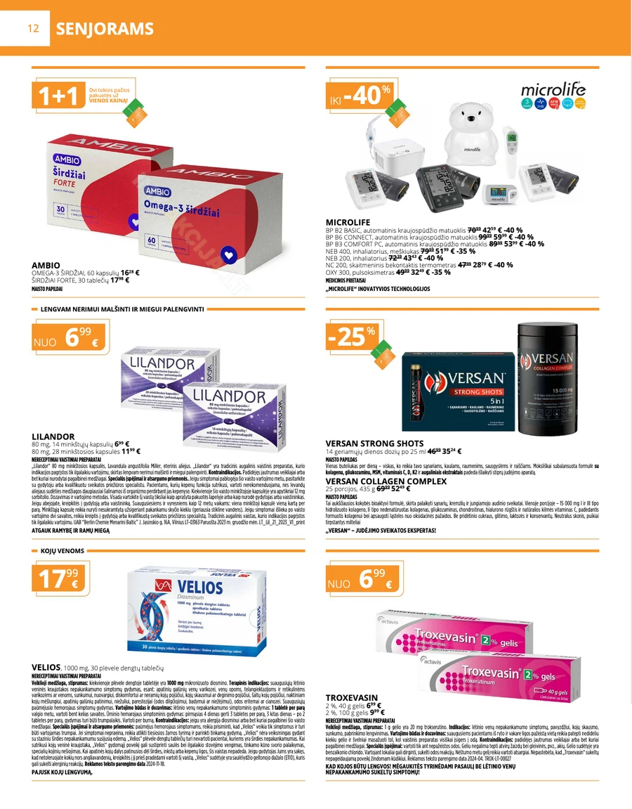 GINTARINĖ VAISTINĖ akcijų leidinys puslapis 12