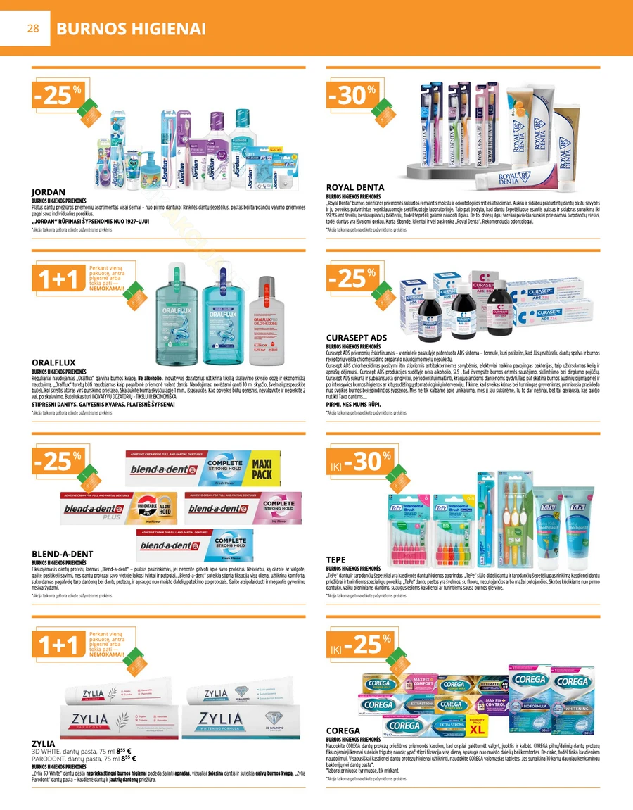 GINTARINĖ VAISTINĖ akcijų leidinys puslapis 28