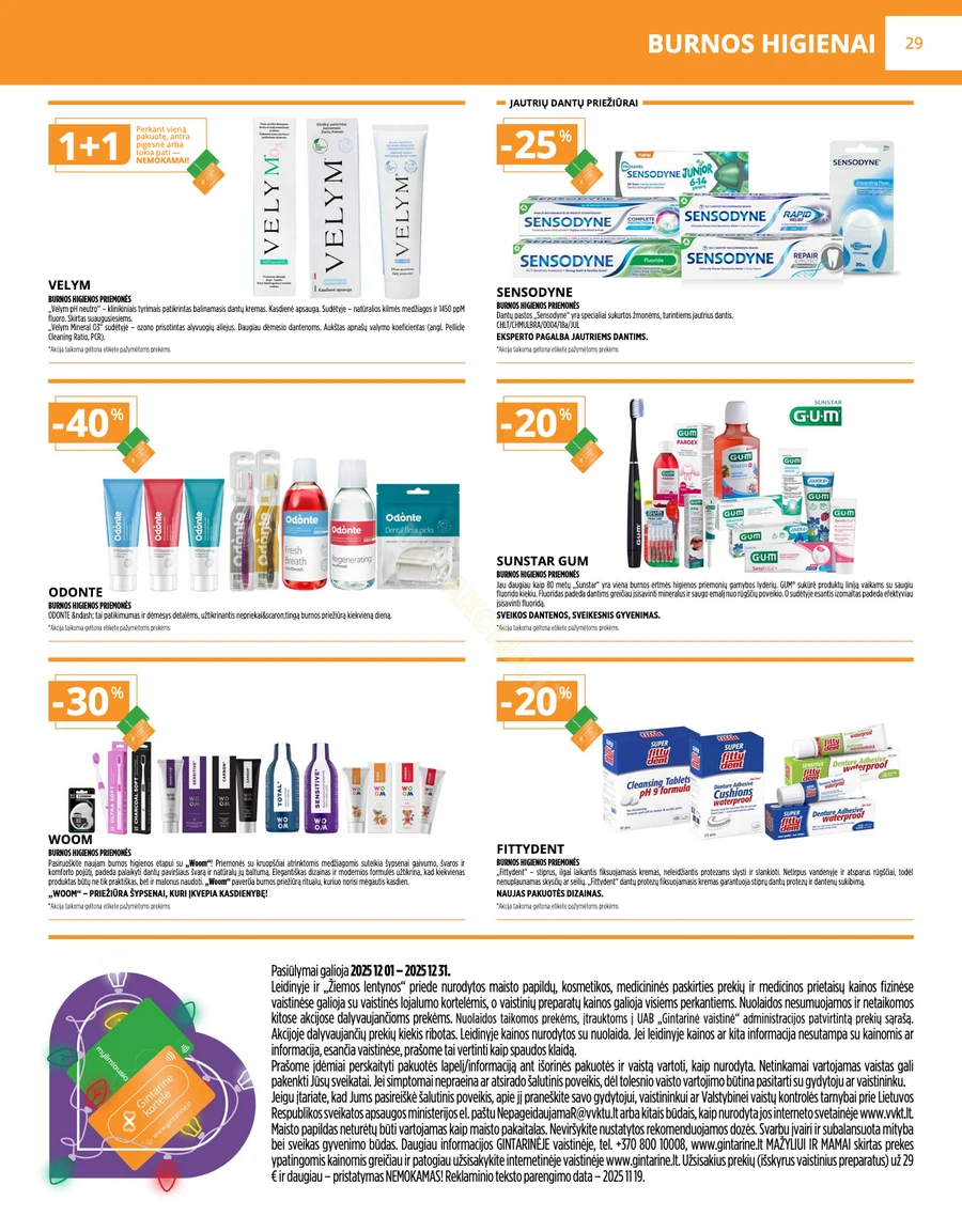 GINTARINĖ VAISTINĖ akcijų leidinys puslapis 29