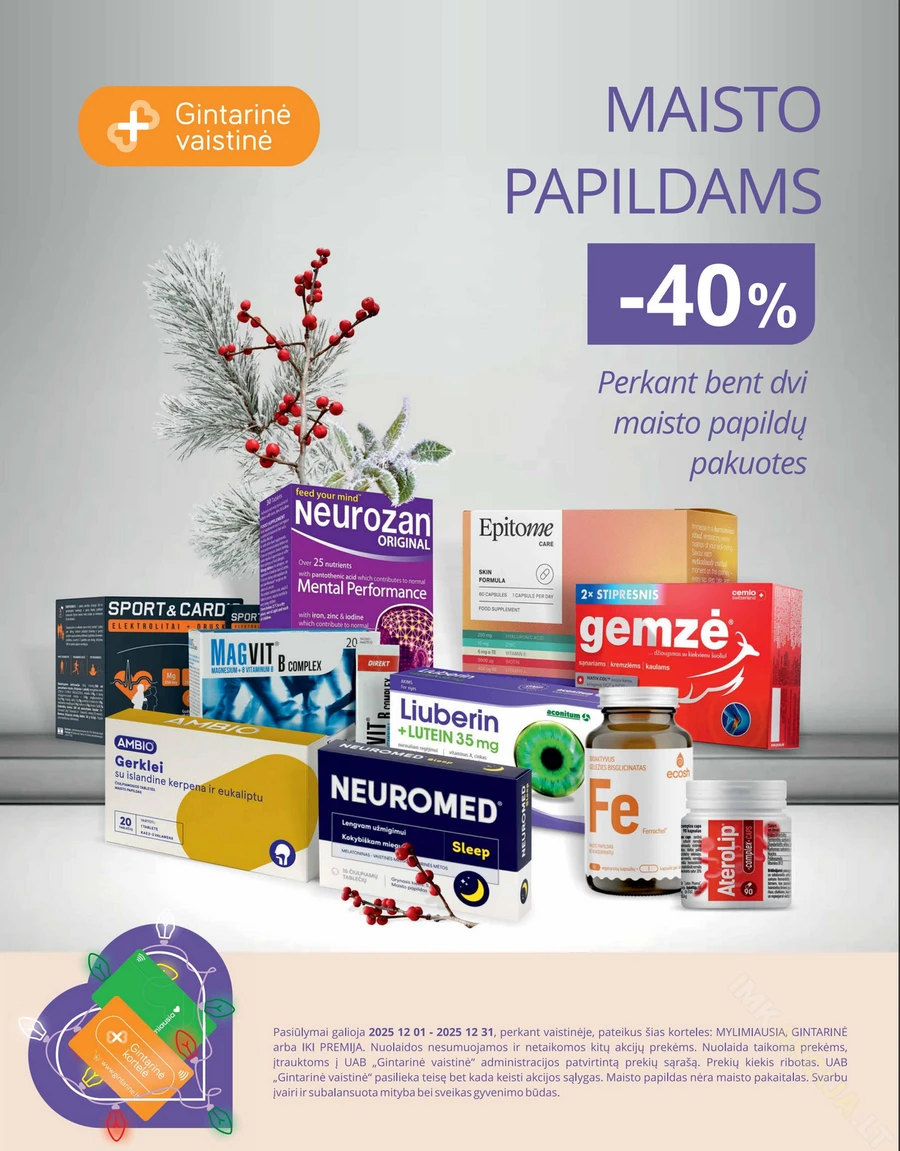 GINTARINĖ VAISTINĖ akcijų leidinys puslapis 32