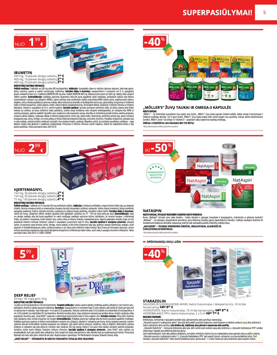GINTARINĖ VAISTINĖ akcijų leidinys puslapis 5