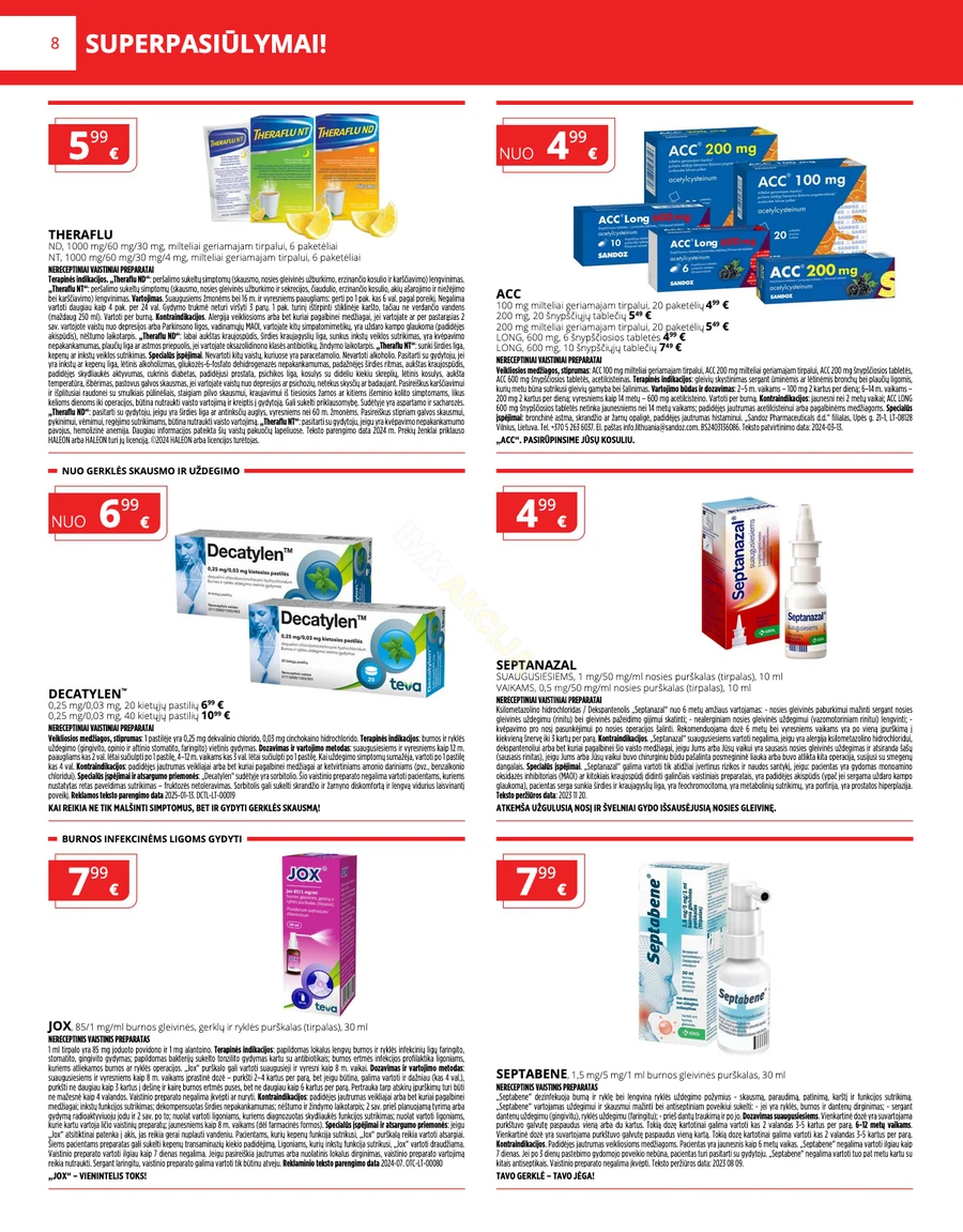 GINTARINĖ VAISTINĖ akcijų leidinys puslapis 8