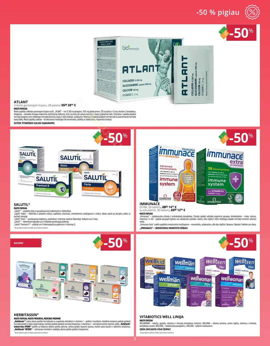 GINTARINĖ VAISTINĖ akcijų leidinys puslapis 3