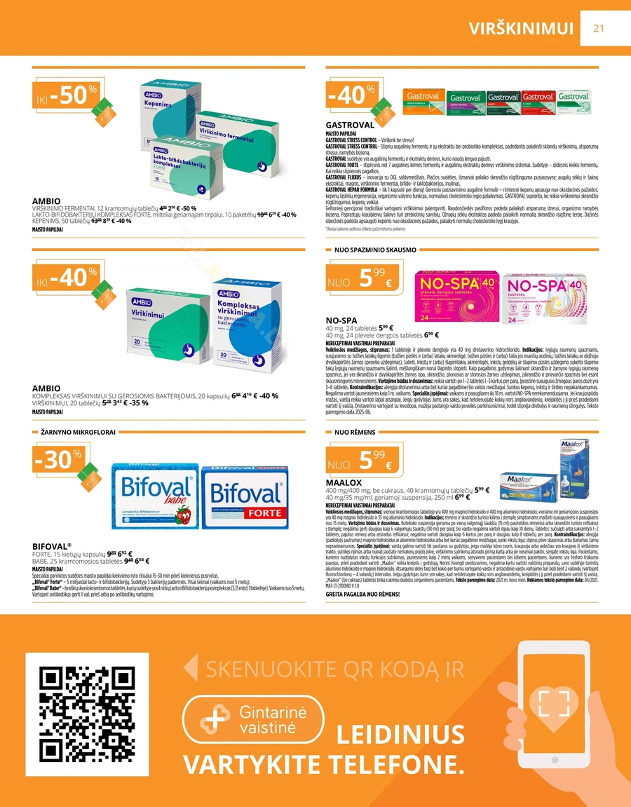 GINTARINĖ VAISTINĖ akcijų leidinys puslapis 21