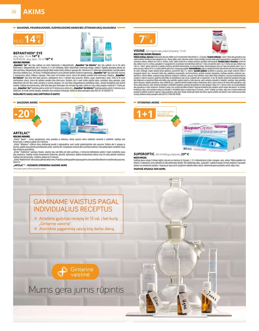 GINTARINĖ VAISTINĖ akcijų leidinys puslapis 26