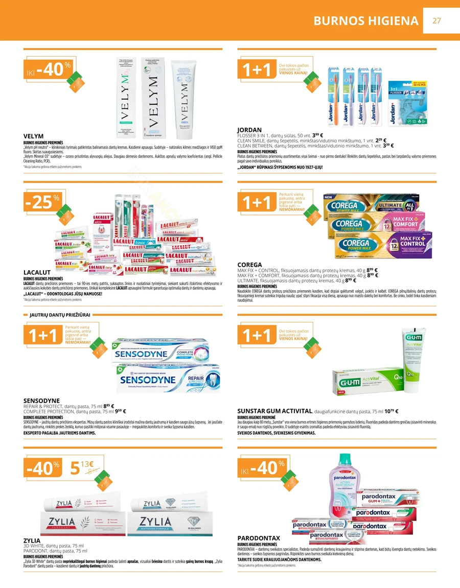GINTARINĖ VAISTINĖ akcijų leidinys puslapis 27