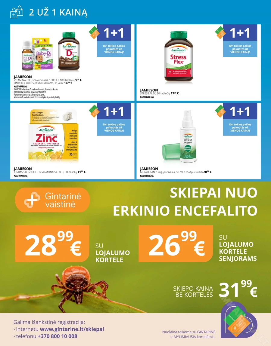 GINTARINĖ VAISTINĖ akcijų leidinys puslapis 14