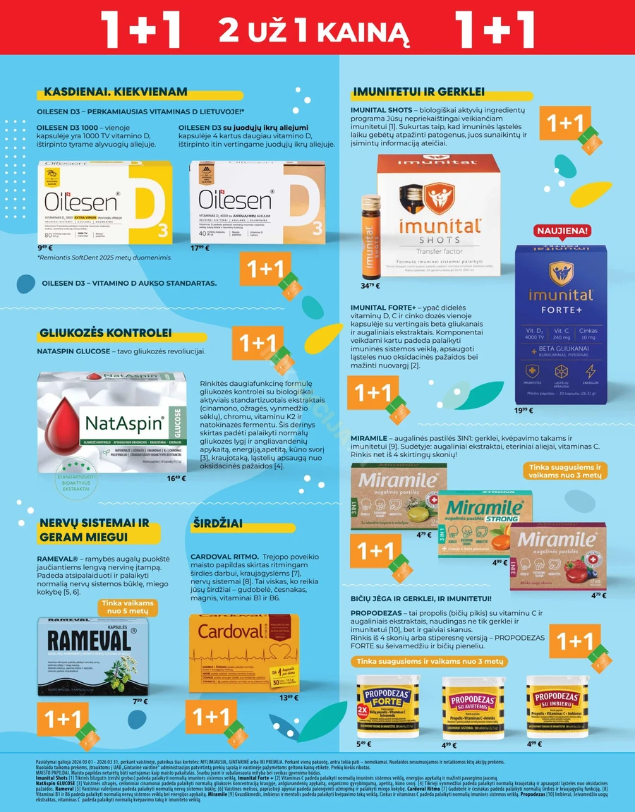 GINTARINĖ VAISTINĖ akcijų leidinys puslapis 16