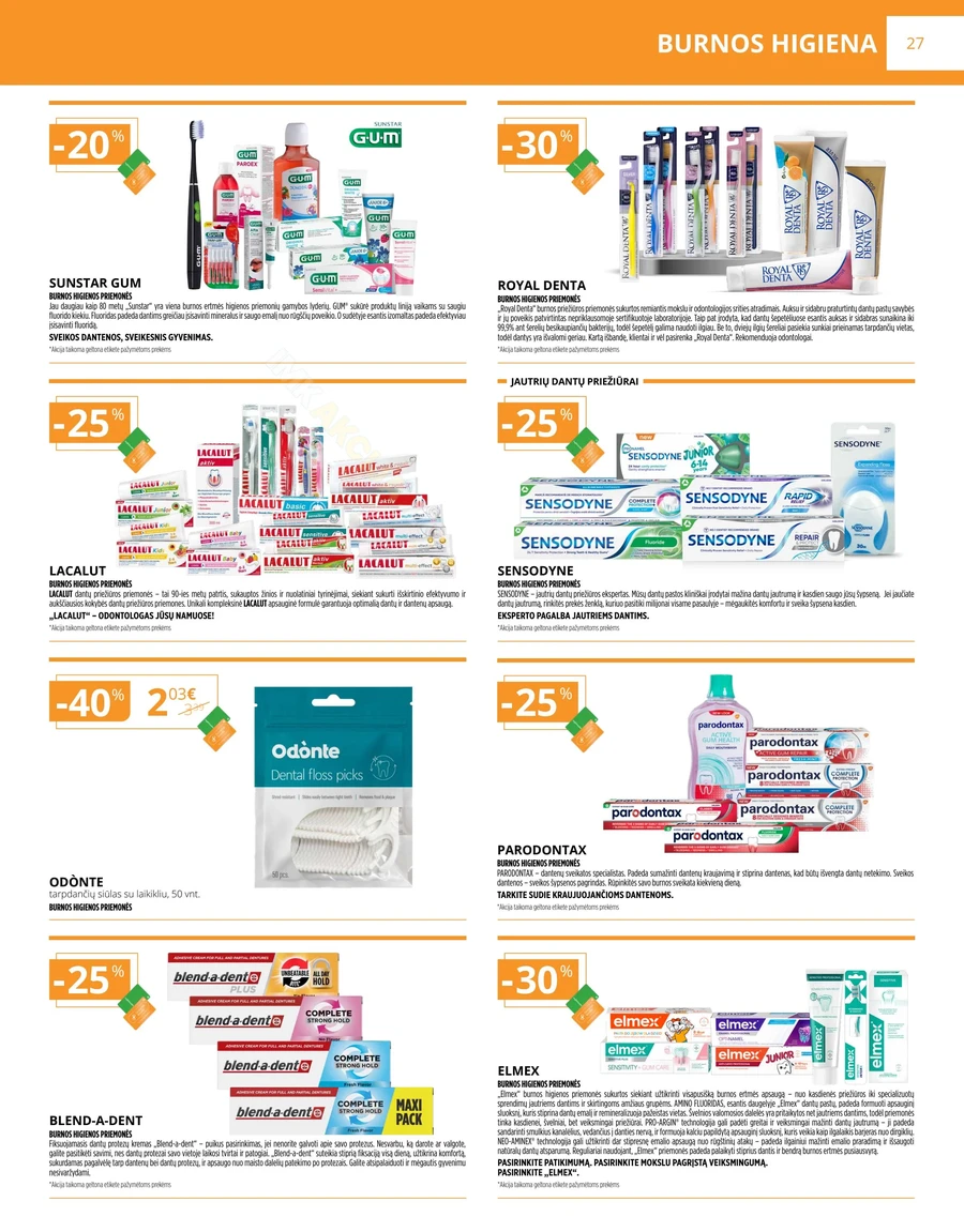GINTARINĖ VAISTINĖ akcijų leidinys puslapis 27
