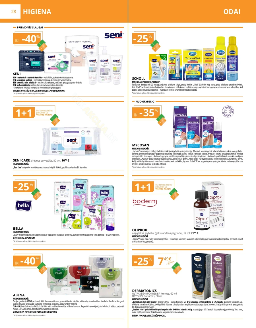 GINTARINĖ VAISTINĖ akcijų leidinys puslapis 28