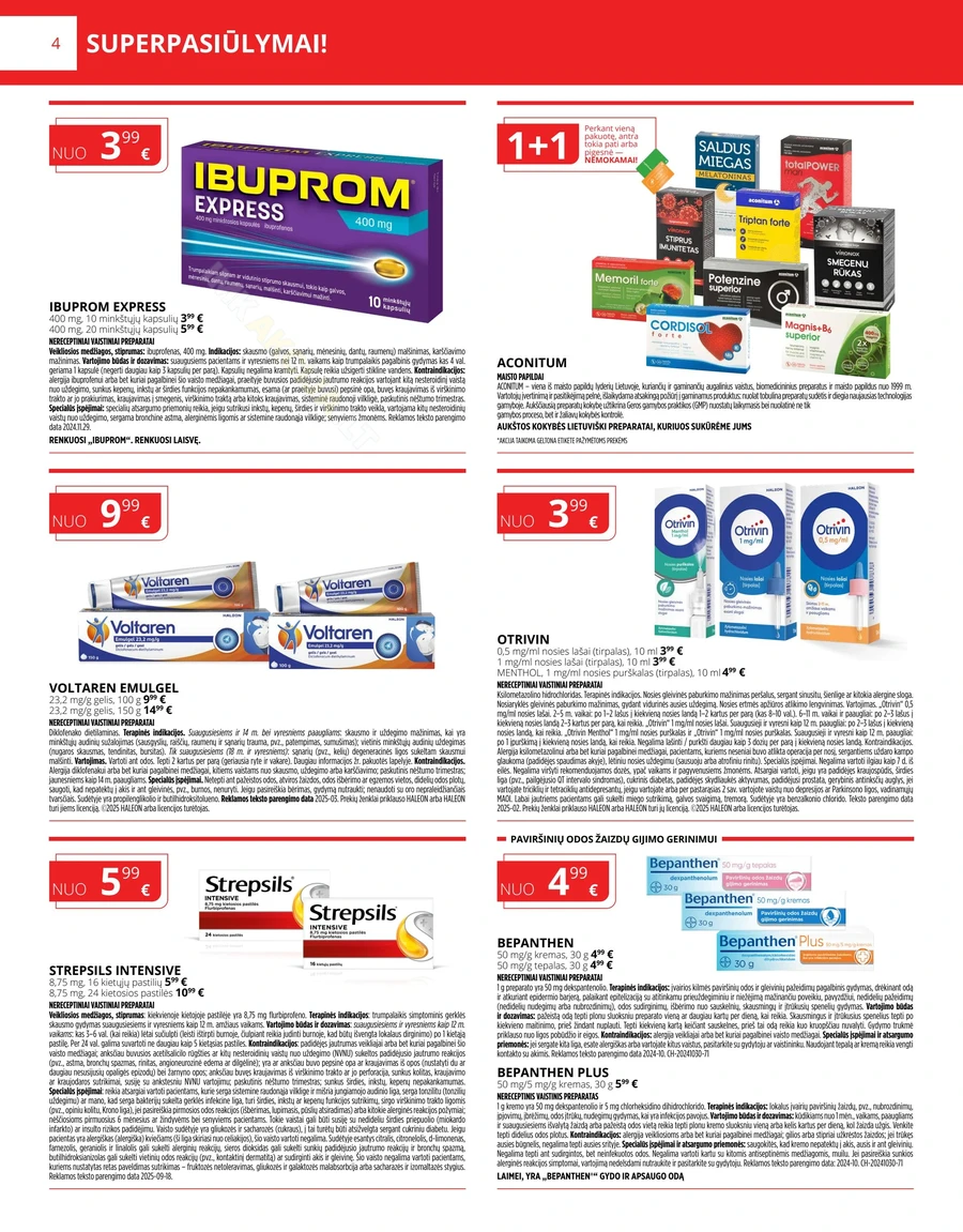 GINTARINĖ VAISTINĖ akcijų leidinys puslapis 4