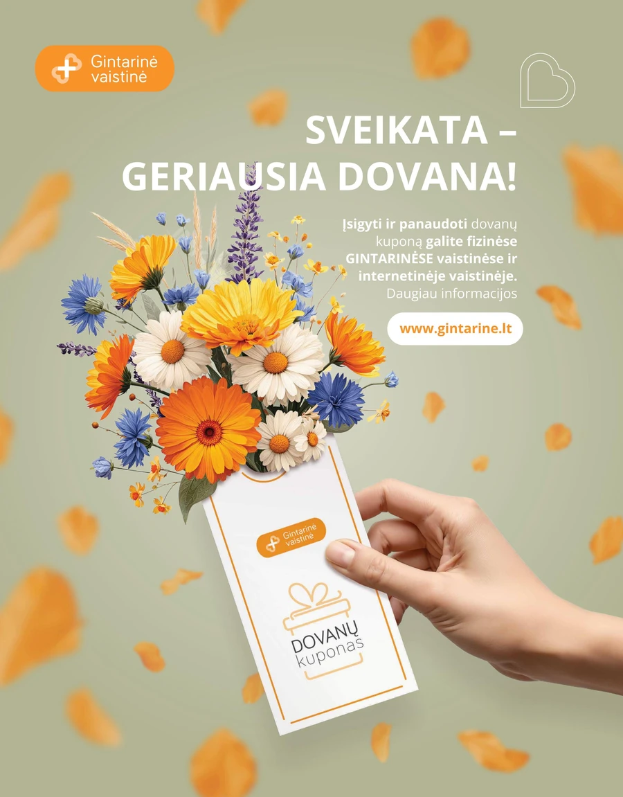 GINTARINĖ VAISTINĖ akcijų leidinys puslapis 16