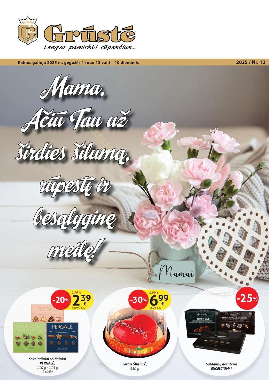 GRŪSTĖ akcijų leidinys Nr. 12 puslapis 1