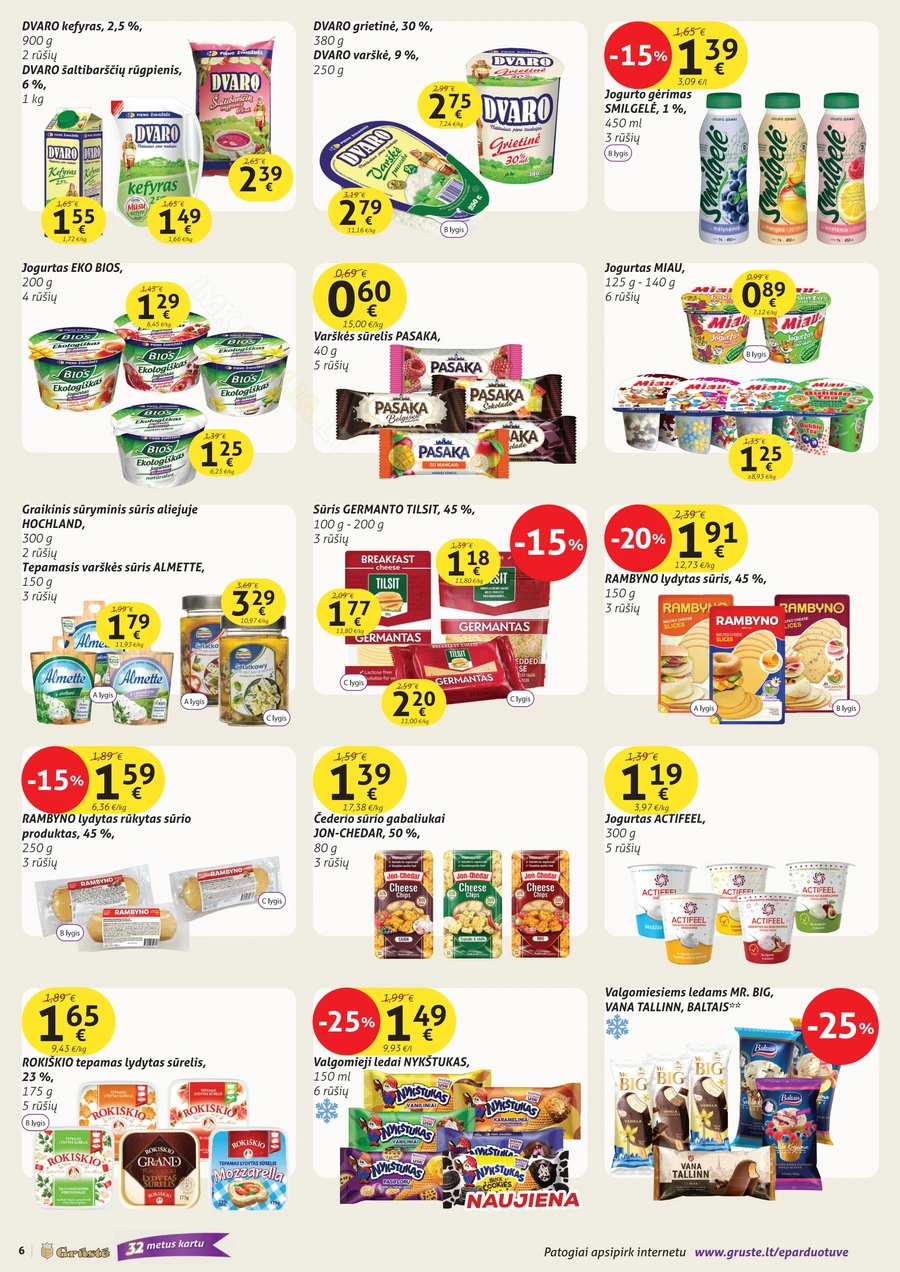 GRŪSTĖ akcijų leidinys Nr. 12 puslapis 6
