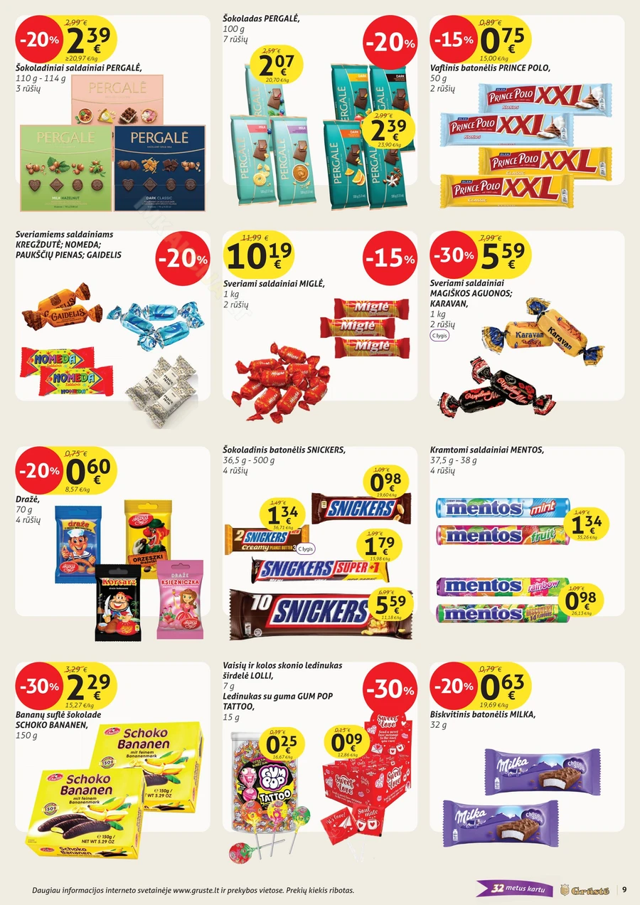 GRŪSTĖ akcijų leidinys Nr. 12 puslapis 9