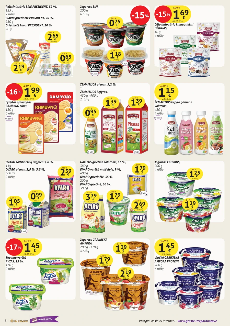 GRŪSTĖ akcijų leidinys Nr. 18 puslapis 6