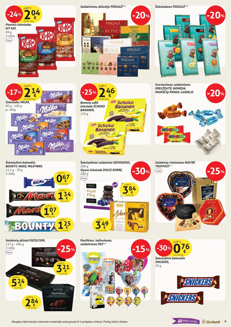 GRŪSTĖ akcijų leidinys Nr. 18 puslapis 9