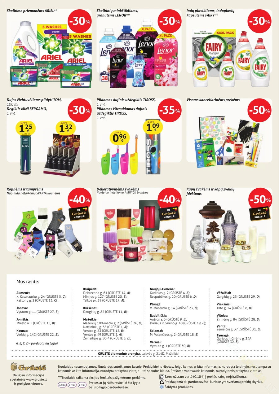 GRŪSTĖ akcijų leidinys Nr. 28 puslapis 12