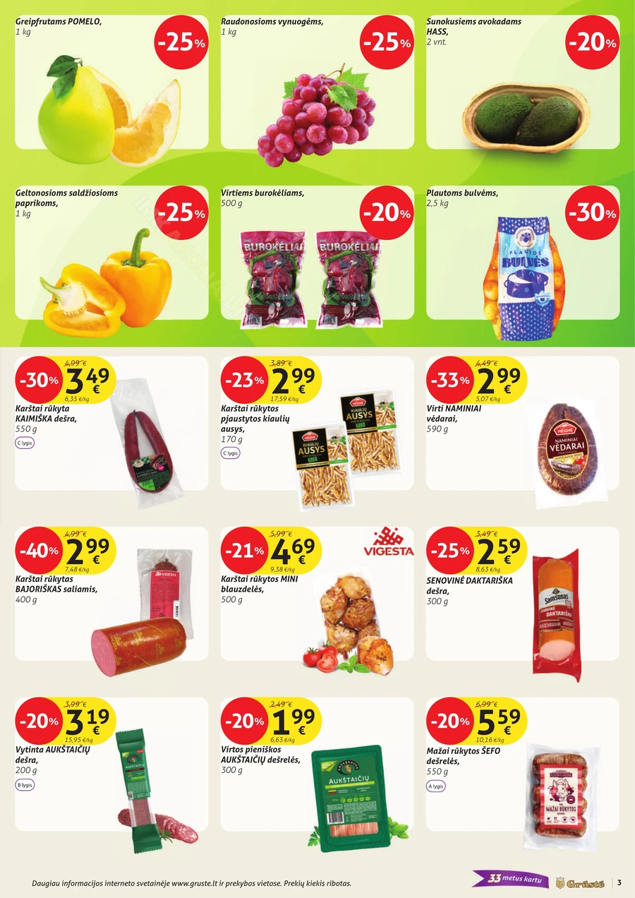 GRŪSTĖ akcijų leidinys Nr. 28 puslapis 3