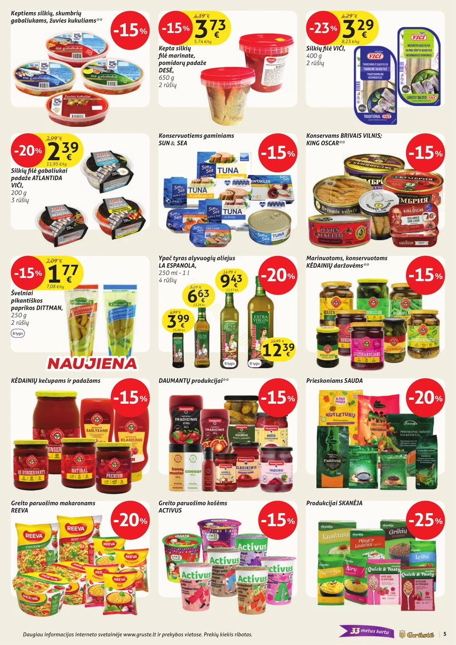 GRŪSTĖ akcijų leidinys Nr. 28 puslapis 5