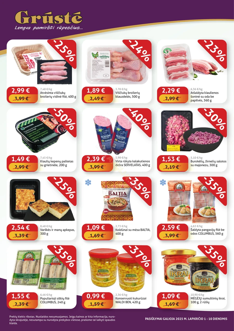 GRŪSTĖ akcijų leidinys „Ko gero, pigiau nerasi“ puslapis 2