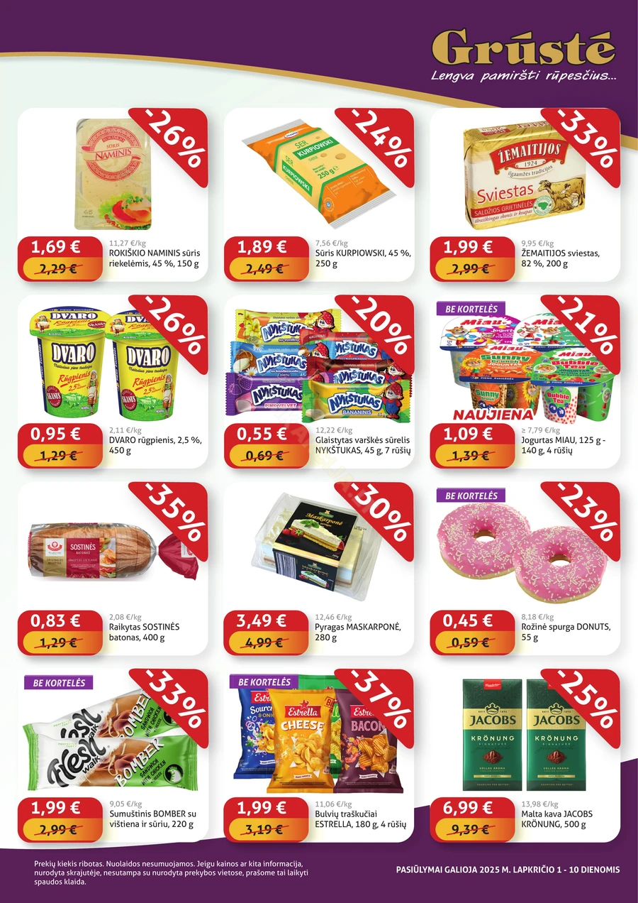 GRŪSTĖ akcijų leidinys „Ko gero, pigiau nerasi“ puslapis 3