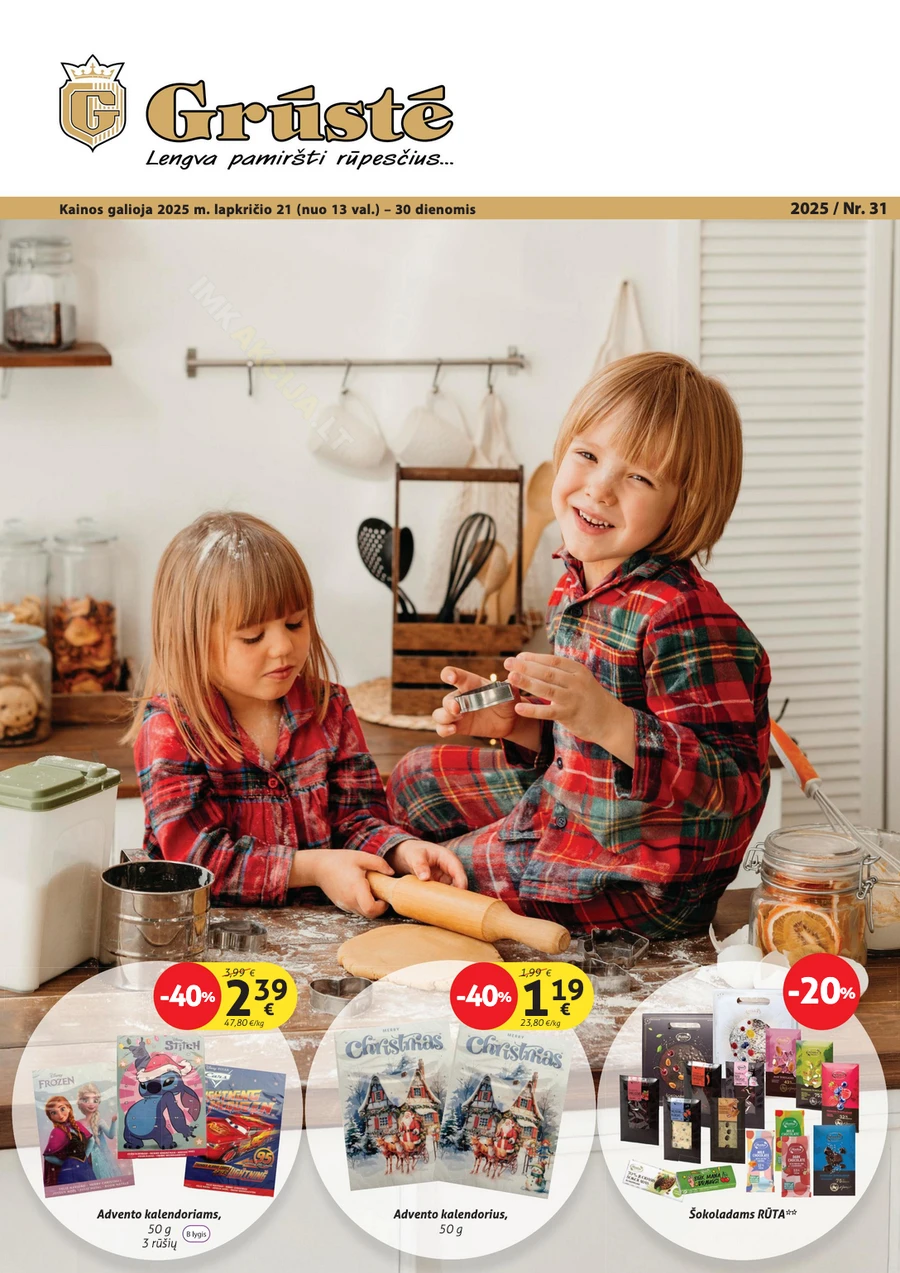 GRŪSTĖ akcijų leidinys Nr. 31 puslapis 1