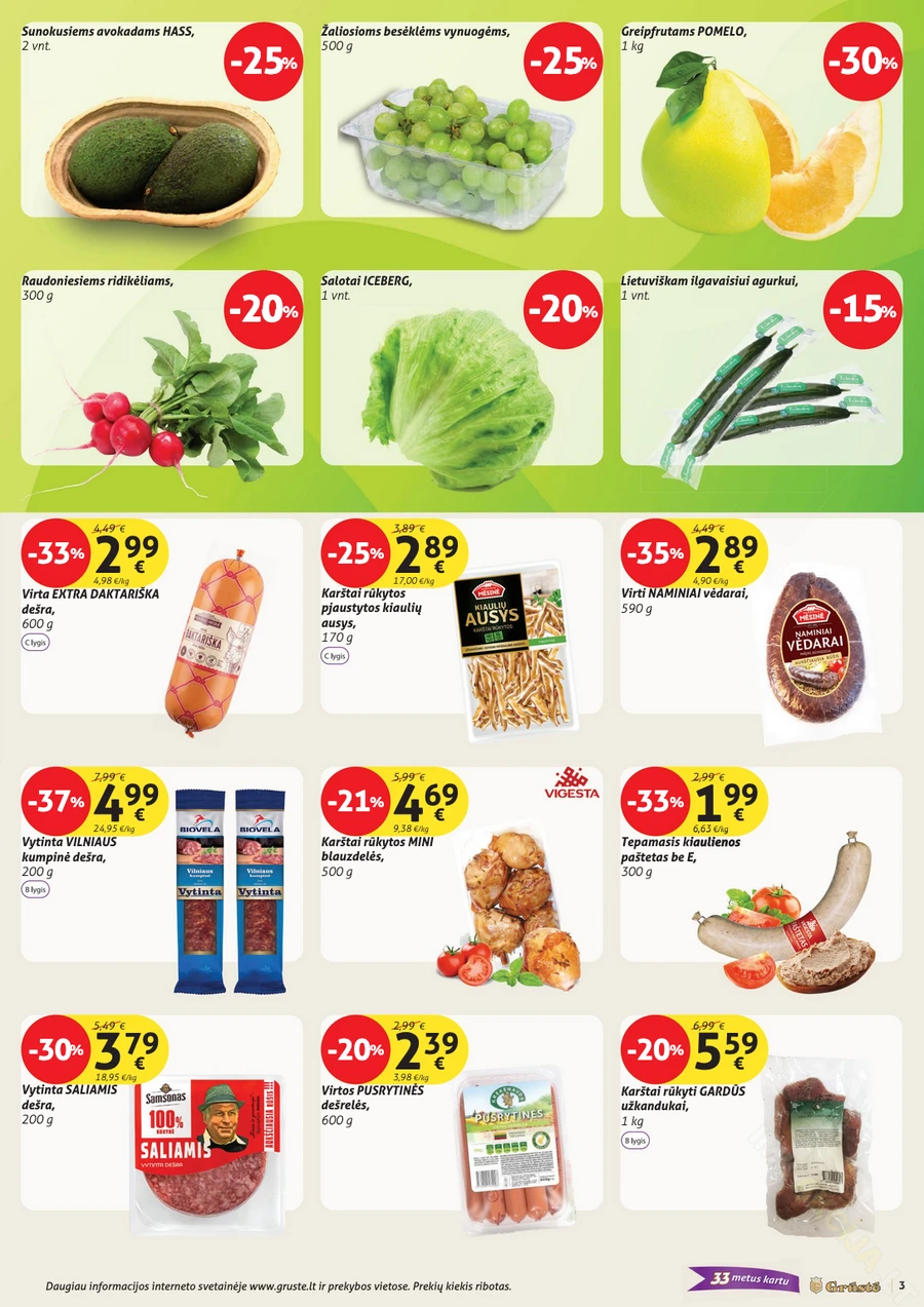 GRŪSTĖ akcijų leidinys Nr. 31 puslapis 3