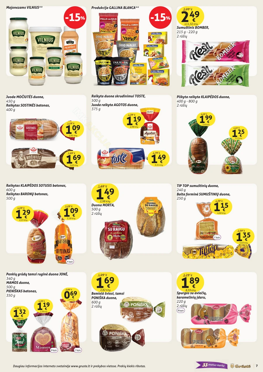 GRŪSTĖ akcijų leidinys Nr. 31 puslapis 7