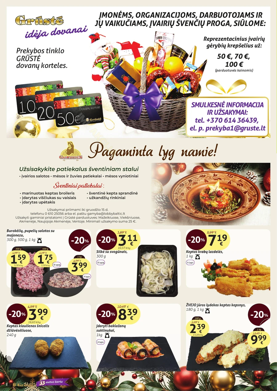 GRŪSTĖ akcijų leidinys Nr. 32 puslapis 2