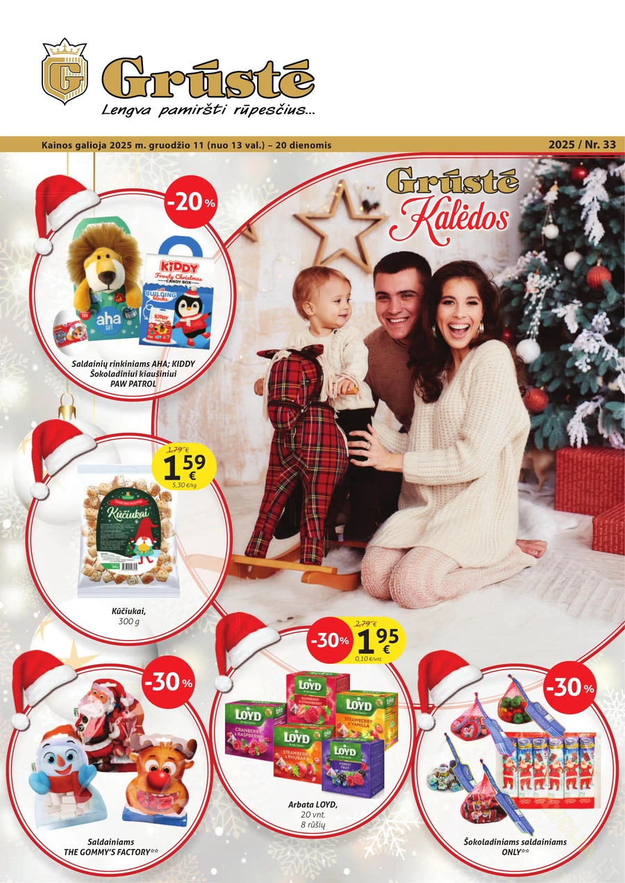 GRŪSTĖ akcijų leidinys Nr. 33 puslapis 1