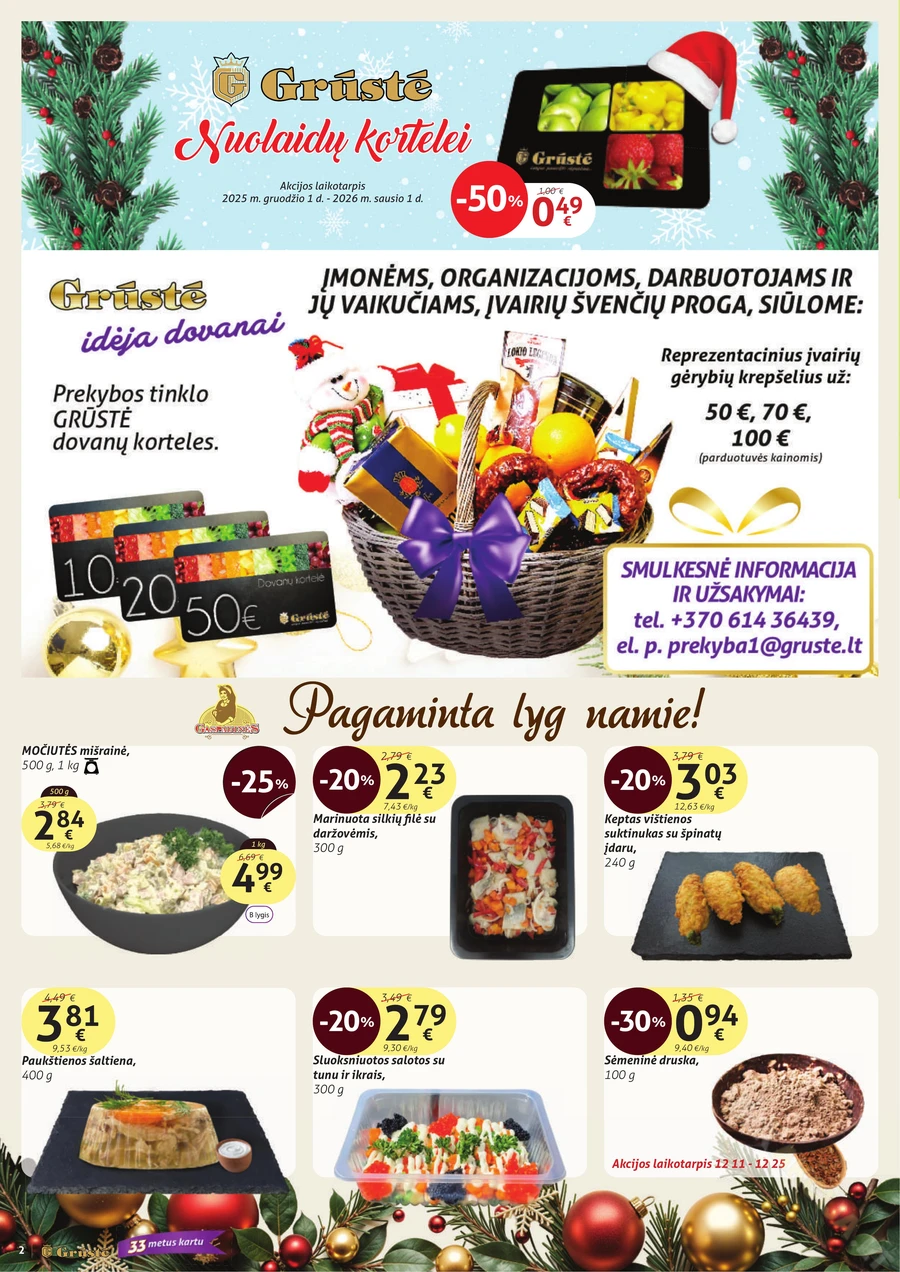 GRŪSTĖ akcijų leidinys Nr. 33 puslapis 2