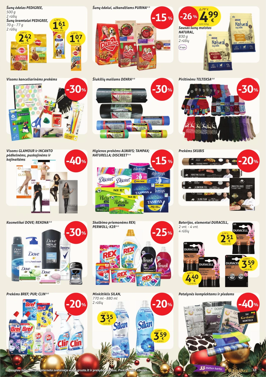 GRŪSTĖ akcijų leidinys Nr. 33 puslapis 13