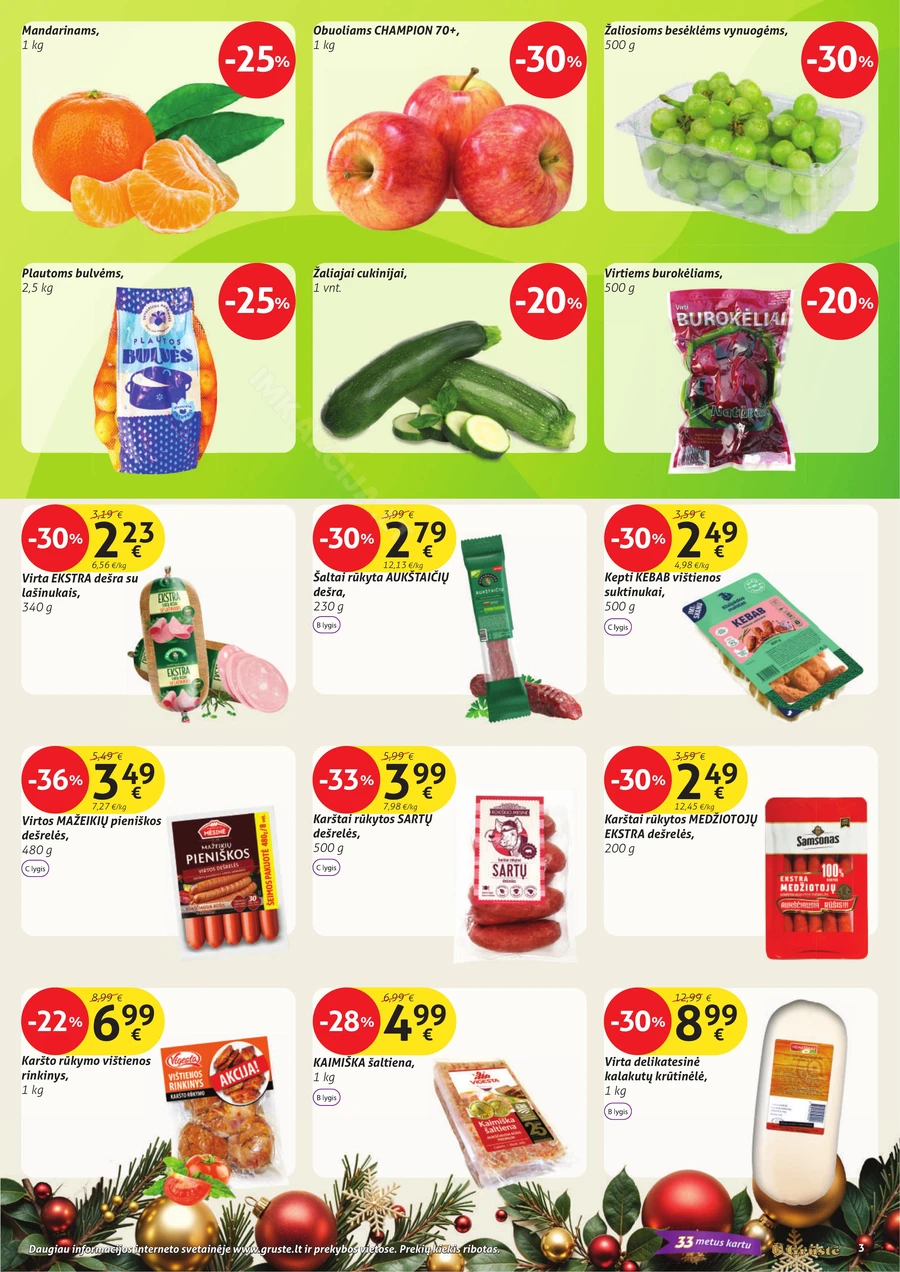 GRŪSTĖ akcijų leidinys Nr. 33 puslapis 3