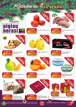 GRŪSTĖ akcijų leidinys „Ko gero, pigiau nerasi“